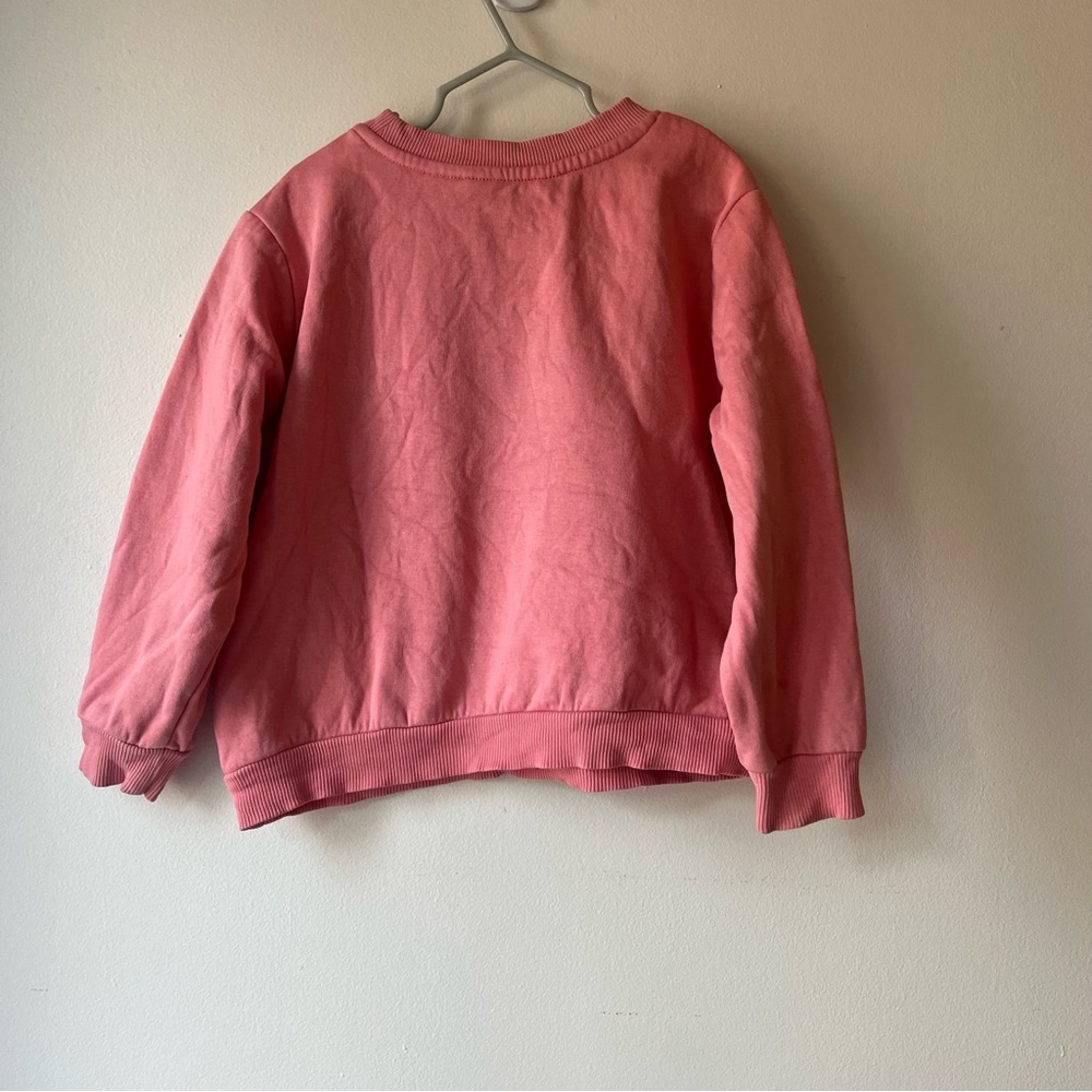 H&M Disney Friends Sweatshirt Pink Girls 4-6Y Daisy Pluto Goofy Graphic Pullover - Picture 11 of 11